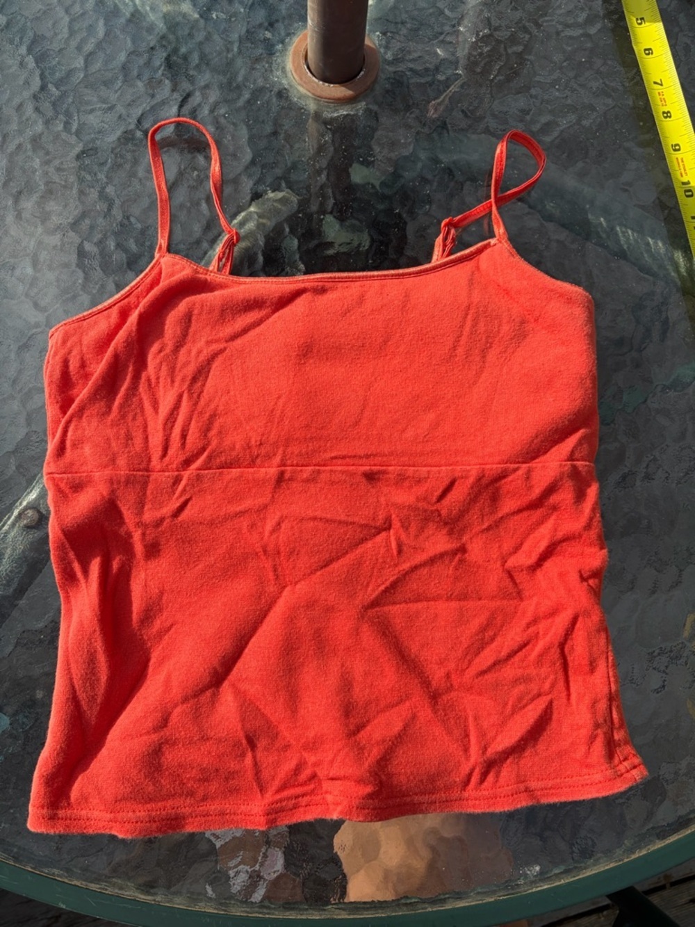 Vanity shops Y2K faded orange Adjustable-Strap Camisole M Hong Kong